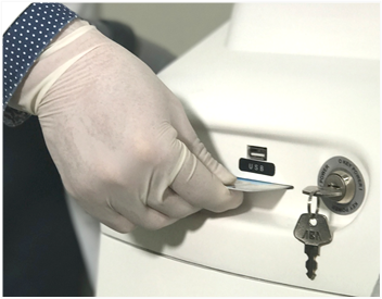 QS laser IC card function Funkcja laserowej karty IC QS