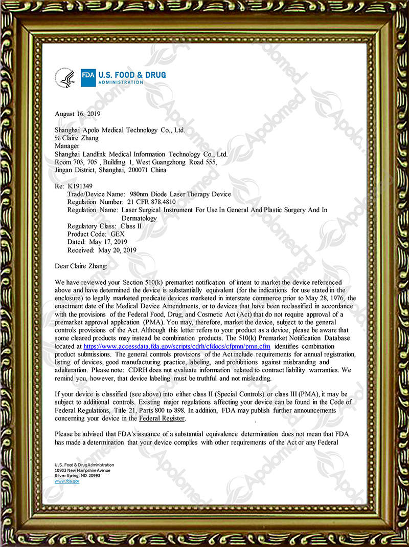 Laser diodowy 980nm HS-890-认证