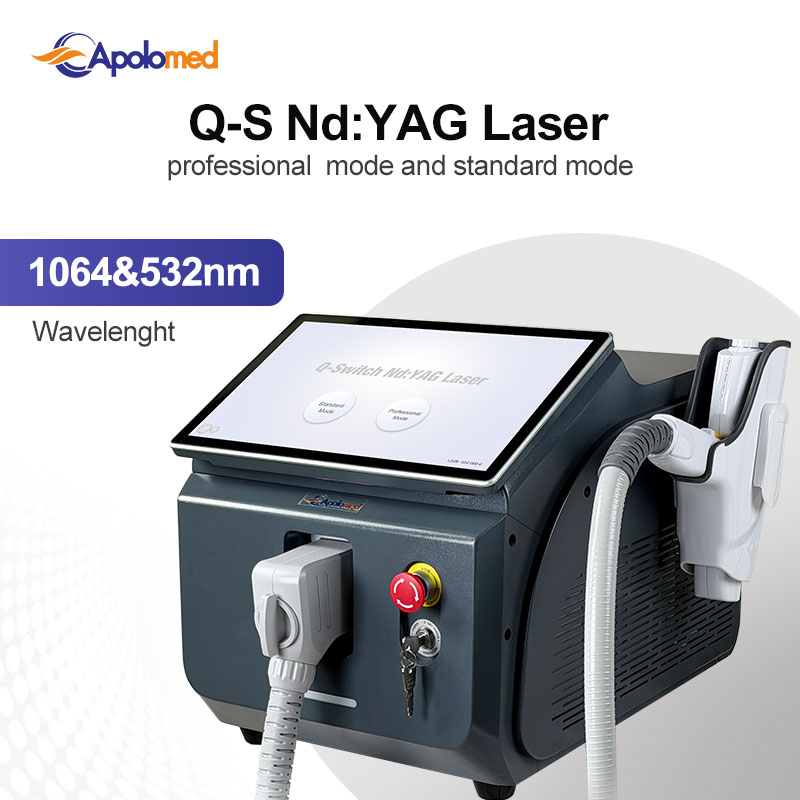 Nowy przenośny laser QS Nd Yag 