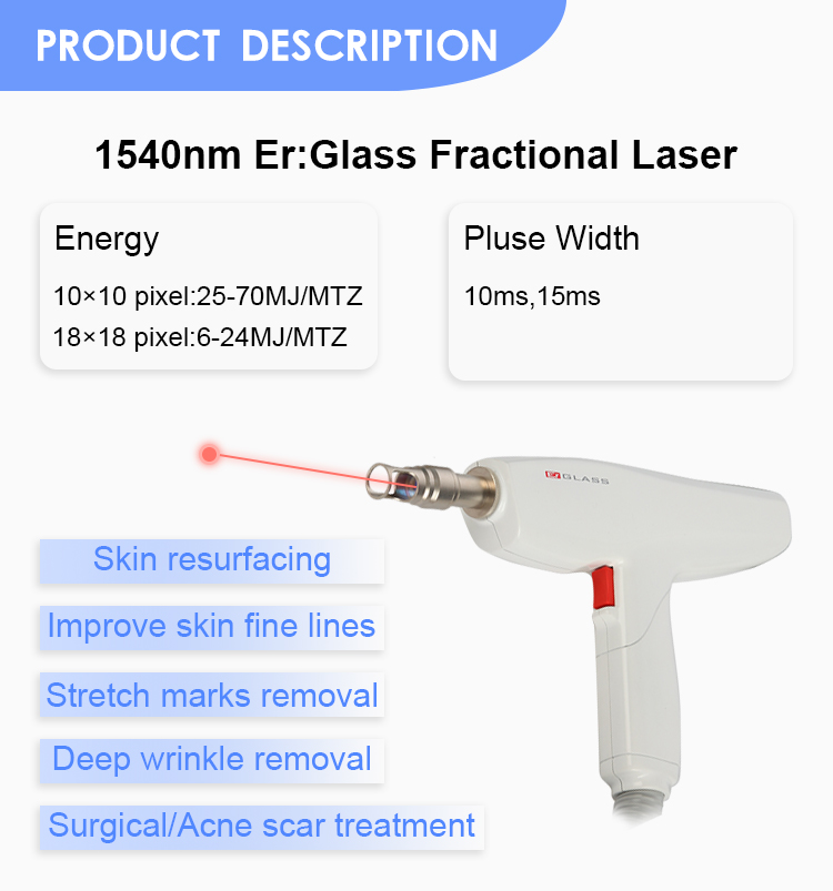 Laser szklany o długości fali 1540 nm 