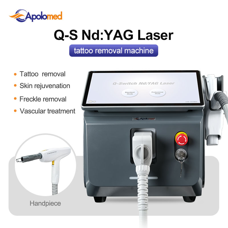 Nowy przenośny laser QS Nd Yag 